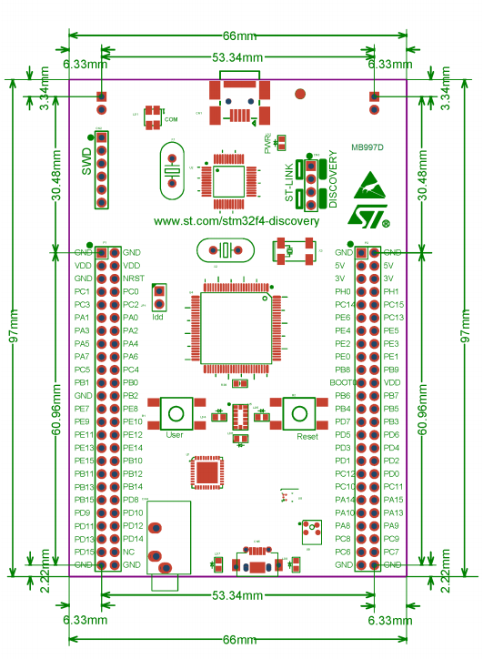 STM32F407G-DISC1 - фото 4
