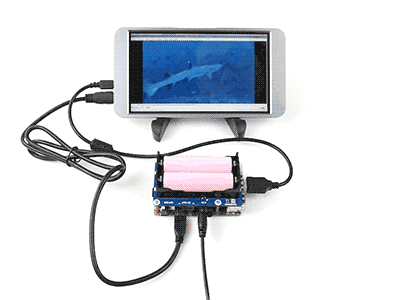 Плата розширення Raspberry Pi UPS HAT (18306) - фото 1