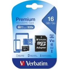 Карта памяти Verbatim 16GB microSDHC class 10 (MDAVR-10/G)