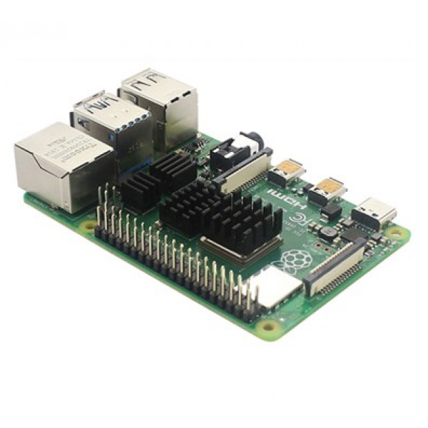 Набор 4 шт. чёрных алюминиевых радиаторов для Raspberry Pi 4
