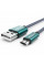 Кабель USB-microUSB 1.0M Rock нейлоновая оплётка