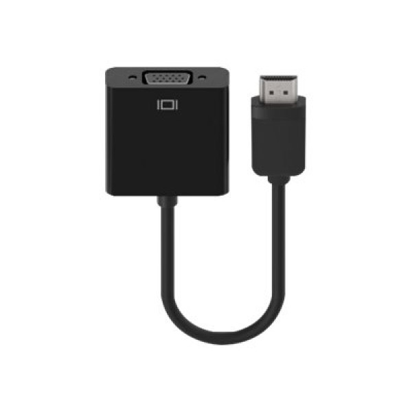 Конвертер HDMI to VGA с аудио 3.5 mm чёрный