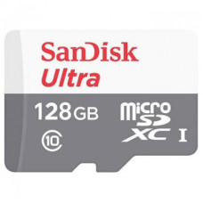 Карта памяти SANDISK 128GB microSDXC class 10 UHS-I Ultra (SDSQUNS-128G-GN6MN)