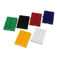 Мини-макетная плата SYB-170 (170 точек) жёлтая без коннектора