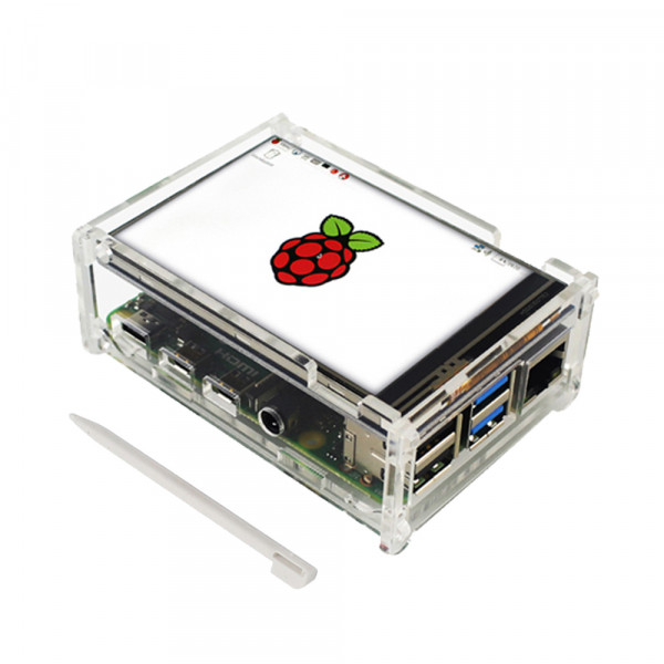 Корпус для Raspberry Pi 4 (кулер или дисплей) прозрачный