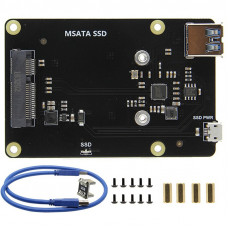 Плата расширения SSD mSATA X850 V3.0 USB 3.0 для Raspberry Pi
