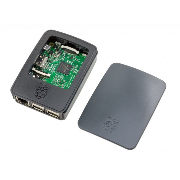 Официальный чёрный корпус для Raspberry Pi 3 Model B/B+