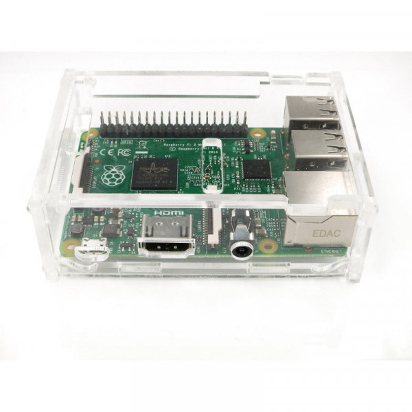 Корпус для Raspberry Pi 3 прозрачный с доступом к GPIO