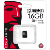 Карта пам'яті Kingston 16GB microSDHC class 10 UHS-I (SDCS/16GBSP)