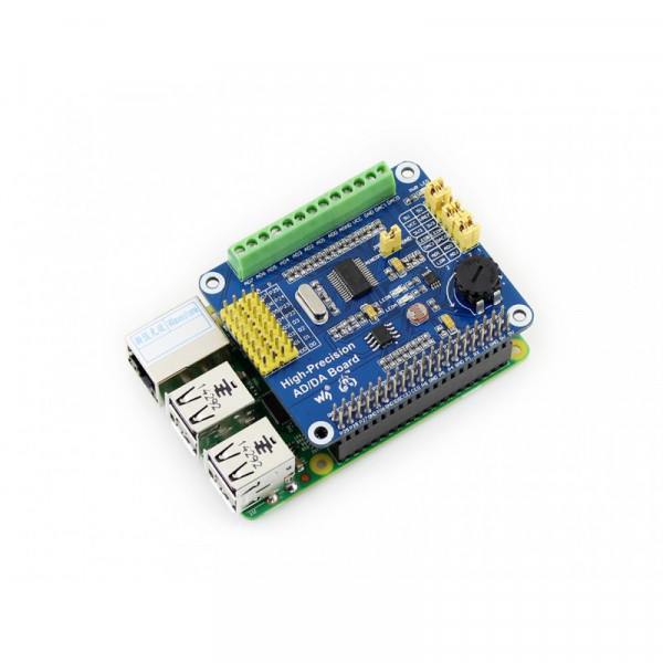AD/DA Модуль (АЦП/ЦАП) ADS1256 DAC8552