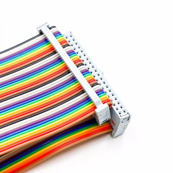 Кабель шлейф GPIO 40Pin 20 см цветной