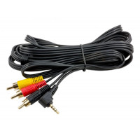 Кабель для Raspberry Pi Аудіо/Відео mini-Jack 3.5mm to 3 x RCA - 3m