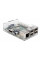 Белый пластиковый корпус с логотипом Raspberry Pi