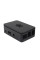 Чёрный пластиковый корпус с логотипом Raspberry Pi