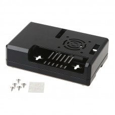 Корпус для Raspberry Pi с доступом к GPIO + поддержка кулера чёрный