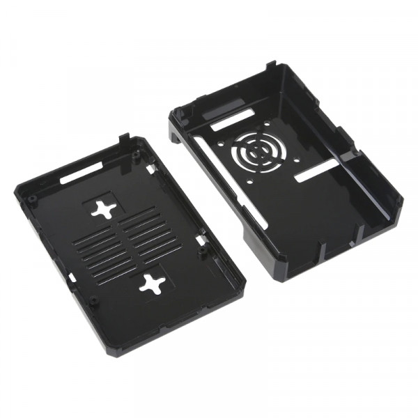 Корпус для Raspberry Pi с доступом к GPIO + поддержка кулера чёрный