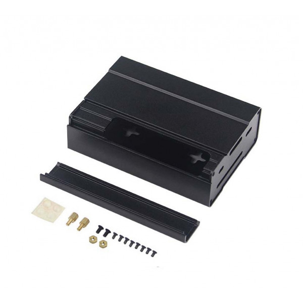 Чёрный алюминиевый корпус для Raspberry Pi