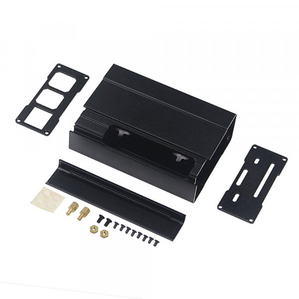 Чёрный алюминиевый корпус для Raspberry Pi