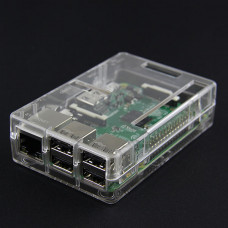 Корпус для Raspberry Pi 3 B+ с доступом к разъёмам прозрачный