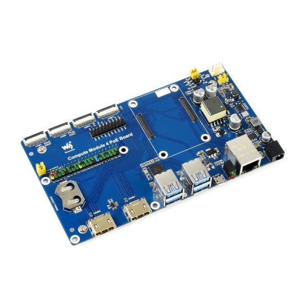 Raspberry Pi Compute Module 4 I/O Board With PoE (18606)