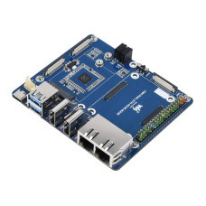 Raspberry Pi Compute Module 4 I/O Dual Gigabit Ethernet 5G/4G Board (20885)