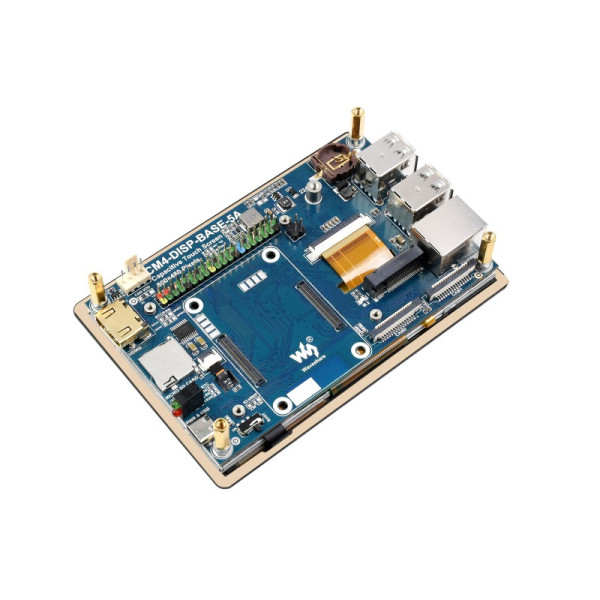 Сенсорный Дисплей 5 дюймов з Платой Расширення для Raspberry Pi Compute Module 4 (22024)