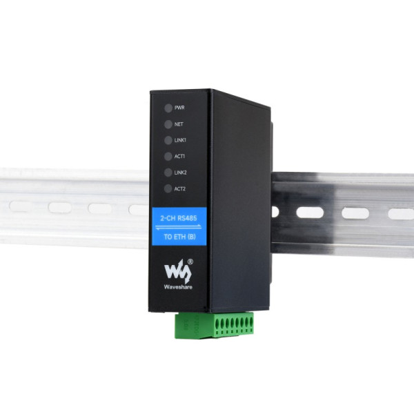 Адаптер Waveshare 2-CH RS485 TO ETH (B) (24962)