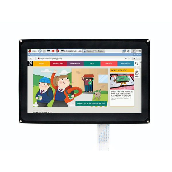 Дисплей 10.1inch LCD 1024x600 HDMI Capacitive Touch Screen (11557)