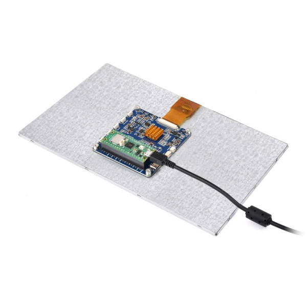 Дисплей 10.1 inch DVI Display Module for Raspberry Pi Pico, IPS panel, 1024х600 (25510)