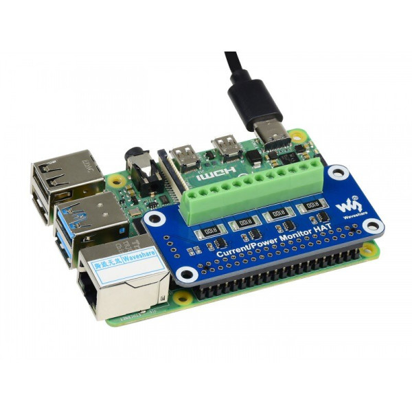 Плата расширения Raspberry Pi Current/Power Monitor HAT (17539)