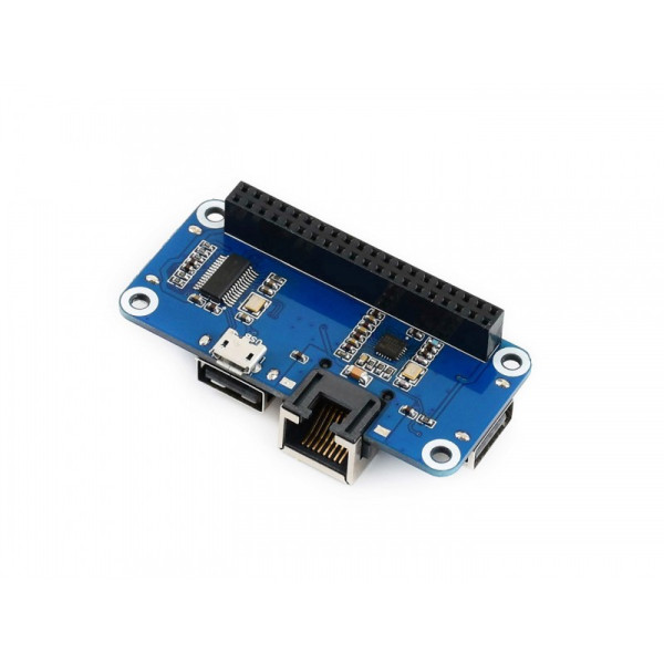 Плата розширення Raspberry Pi ETH/USB HUB HAT (16595)