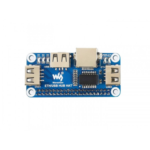 Плата розширення Raspberry Pi ETH/USB HUB HAT (16595)