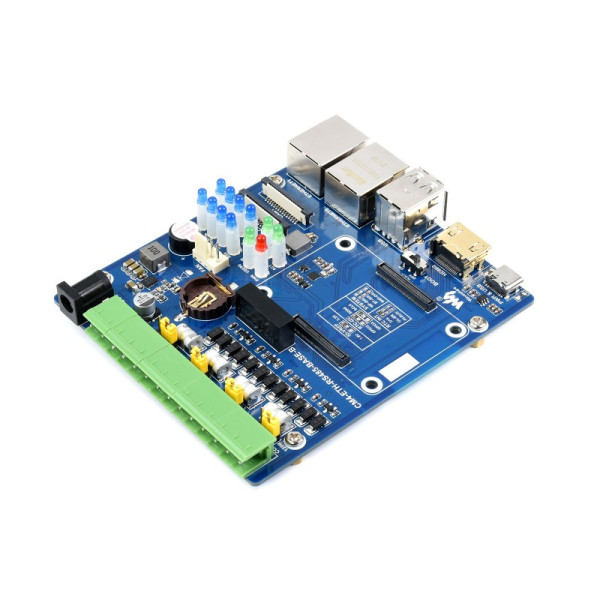Raspberry Pi Compute Module 4 Dual ETH Quad RS485 Base Board (B) (21666)