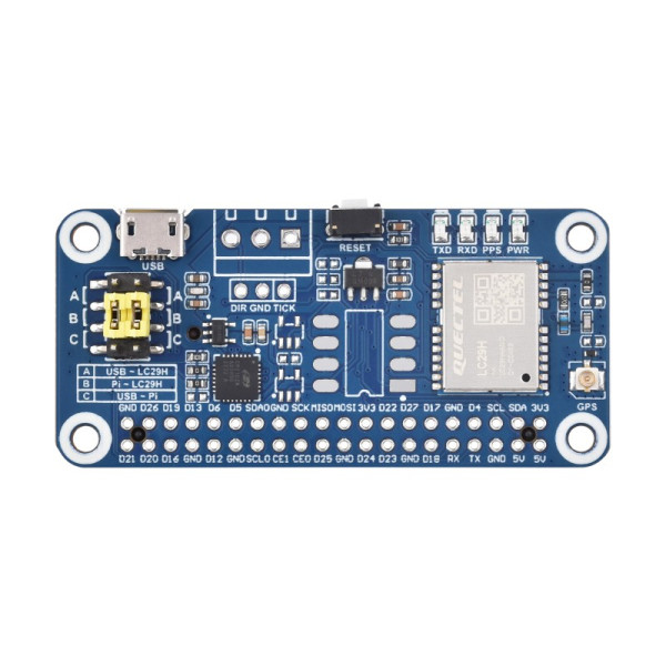 Плата розширення Raspberry Pi LC29H(AA) GPS HAT (25278)
