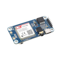 Плата розширення Raspberry Pi A7670E Cat-1/GNSS HAT (26631)