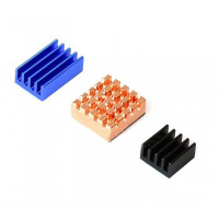 Набір Радіаторів для Raspberry Pi, різнокольорових (17790)