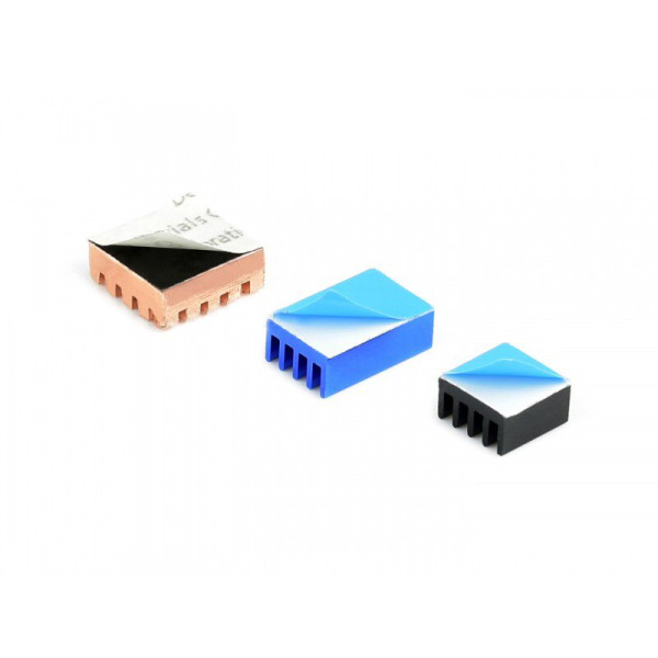 Набор радиаторов для Raspberry Pi, разноцветных(17790)