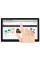 Дисплей 10.1inch LCD 1280х720 HDMI QLED Capacitive Touch Screen (20135)