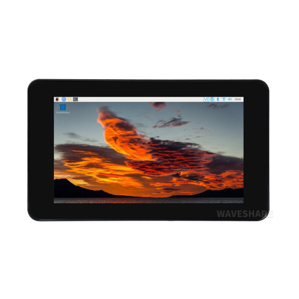 Дисплей 7inch IPS 800×480 Capacitive Touch Display - з корпусом