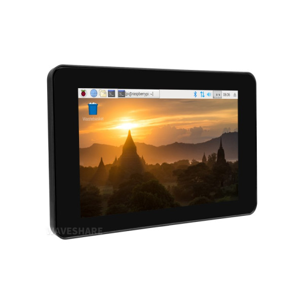 Дисплей 7inch IPS 800×480 Capacitive Touch Display - з корпусом