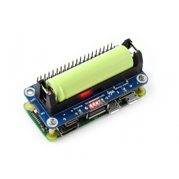 Плата розширення Raspberry Pi Li-Ion Battery HAT (15141)