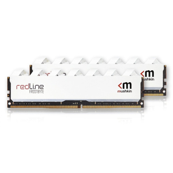 Модуль памяти для компьютера DDR4 16GB (2x8GB) 3600 MHz Redline White Mushkin (MRD4U360JNNM8GX2)