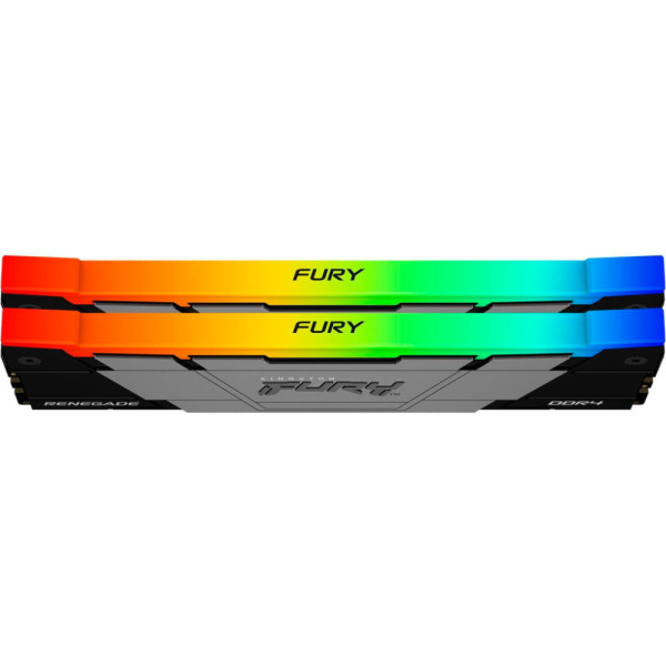 Модуль пам'яті для комп'ютера DDR4 16GB (2x8GB) 3600 MHz Fury Renegade RGB Kingston Fury (ex.HyperX) (KF436C16RB2AK2/16)