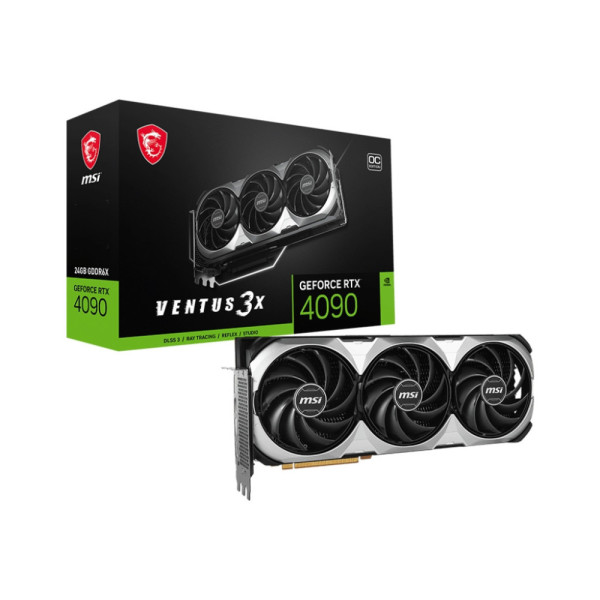 Видеокарта MSI GeForce RTX4090 24GB VENTUS 3X E OC (RTX 4090 VENTUS 3X E 24G OC)