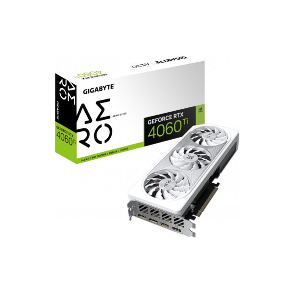 Видеокарта GIGABYTE GeForce RTX4060Ti 8Gb AERO OC (GV-N406TAERO OC-8GD)