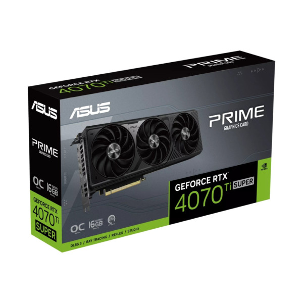 Видеокарта ASUS GeForce RTX4070Ti SUPER 16Gb PRIME OC (PRIME-RTX4070TIS-O16G)