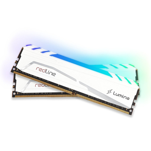 Модуль памяти для компьютера DDR4 64GB (2x32GB) 3600 MHz Redline Lumina RGB White Mushkin (MLB4C360JNNM32GX2)