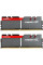 Модуль пам'яті для комп'ютера DDR4 16GB (2x8GB) 3200 MHz Trident Z Silver H/ Red G.Skill (F4-3200C16D-16GTZB)