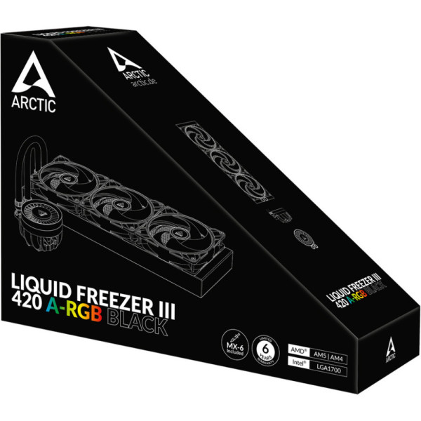 Система жидкостного охлаждения Arctic Liquid Freezer III 420 A-RGB (ACFRE00145A)