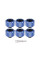 Фитинг для СЖО ThermalTake Pacific C-Pro G1/4 PETG 16mm OD Fitting Kit - Blue (CL-W210-CU00BU-B)